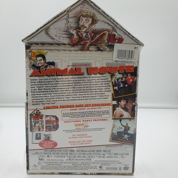 National Lampoons Animal House Limited Edition Gift Set (DVD, 2008, 2-Disc Set) - Picture 2 of 5